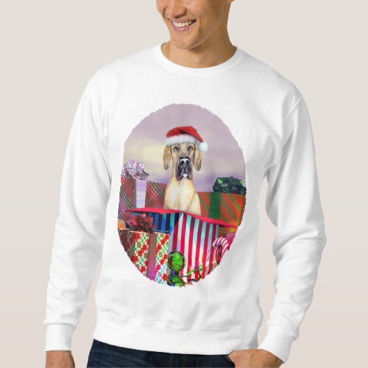 Sweatshirt Super Dane Noël Surprise Faune UC (Devant)