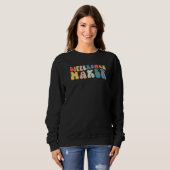 Sweatshirt Super Différence Maker La Vie De L'Enseignant Reto (Devant entier)