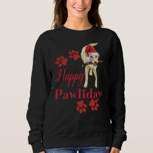 Sweatshirt Super Joyeux Pawlidays Lab Chien