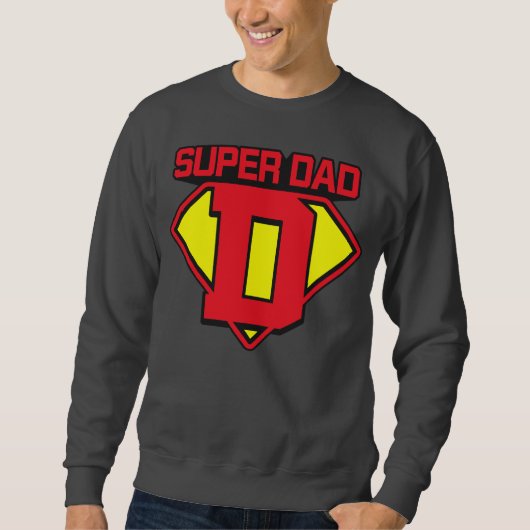 Sweatshirt Super Papa 🦸 ‍ ♂️ 💪 (Devant)
