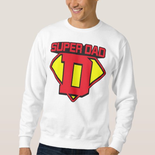 Sweatshirt Super Papa 🦸 ♂️ 💪 (Devant)