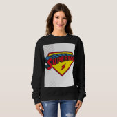 Sweatshirt Super papa (Devant entier)