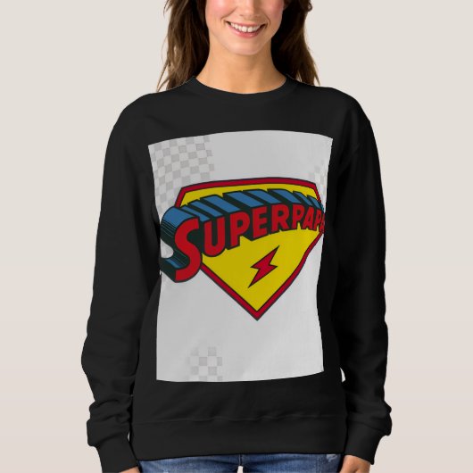 Sweatshirt Super papa (Devant)