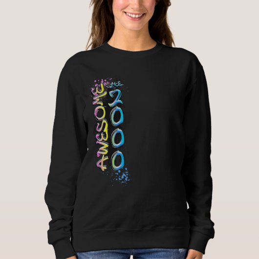 Sweatshirt Superbe motif de graffiti depuis 2000 (Devant)