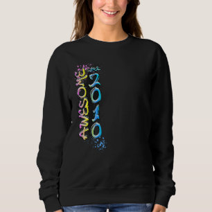 Sweatshirt Superbe motif de graffiti depuis 2010