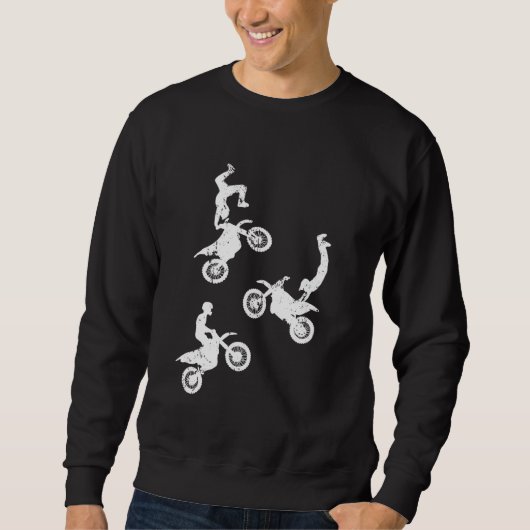 Sweatshirt Supercross Dirt Vélo Stunts Vélo Roue Freestyle (Devant)