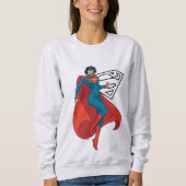 Sweatshirt Supergirl Hovering en costume bleu (Devant)