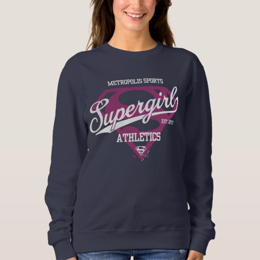 Sweatshirt Supergirl Metropolis Sports Athlétisme Graphique (Devant)