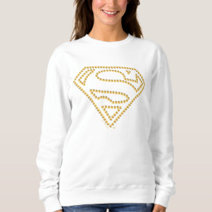 Sweatshirt Supergirl Studded S-Shield