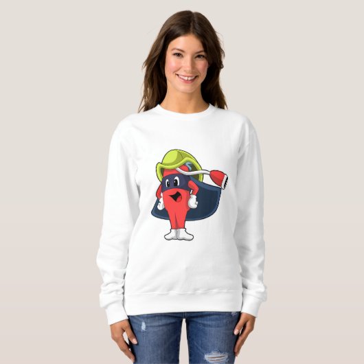 Sweatshirt Superhero comme pompier (Devant entier)