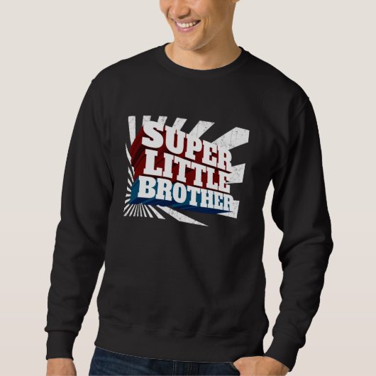 Sweatshirt Superhero Super Little Brother Comic (Devant)
