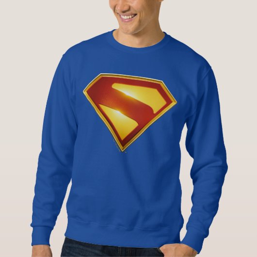 Sweatshirt Superman Golden S Shield brillance (Devant)