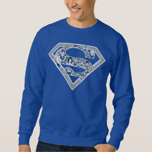 Sweatshirt Superman Logo Doodle Art