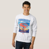 Sweatshirt Superman Metropolis Skyline (Devant entier)