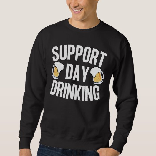 Sweatshirt Support Jour de Boisson Drôle Bière 2024 (Devant)