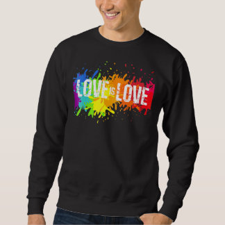 Sweatshirt Support Lgb Love Is Love Lgbt Pride