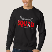 Sweatshirt Support Squad Squamous Cell Carcinoma Awareness Re (Devant)