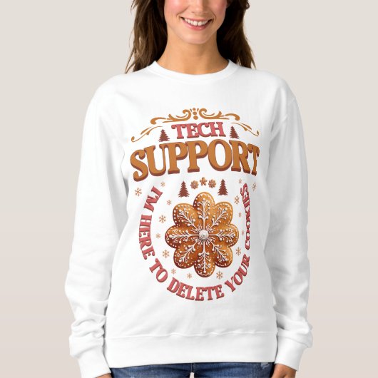Sweatshirt Support technique de Noël Je suis là pour supprime (Devant)