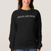Sweatshirt Support the Environment People Over Profit (Devant)