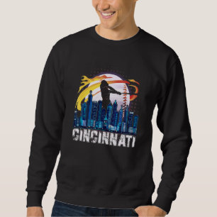 Sweatshirt Supporters de baseball de Cincinnati centre-ville