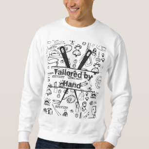 Sweatshirt sur mesure à la main