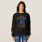 Sweatshirt Sur Mountain Time Cascade Range Randonnée Oregon H (Devant entier)