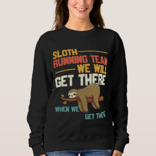 Sweatshirt Sur Votre Gauche Coureur Club Sloth Coureur Team N