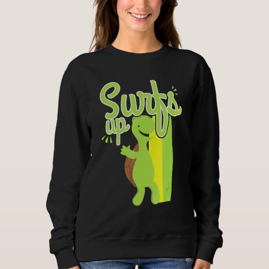 Sweatshirt Surf cool Surf Tortue Surf Océan Nature (Devant)