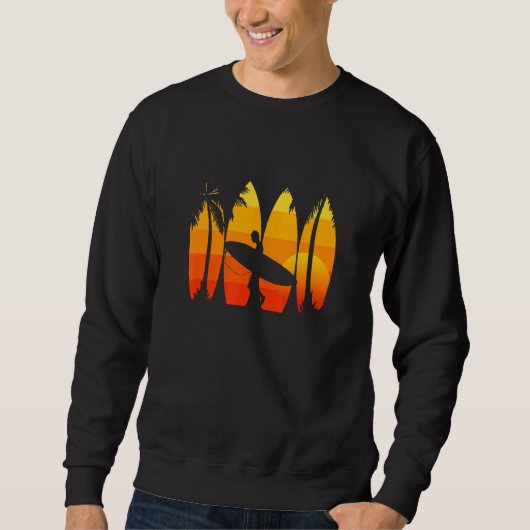 Sweatshirt Surf de surf Vêtements Surfer Surf (Devant)