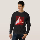 Sweatshirt Surf Shaka Surf Design (Devant entier)