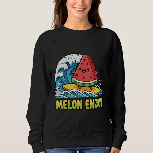 Sweatshirt Surf & Snack (Devant)