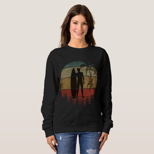 SWEATSHIRT SURF VINTAGE (Devant entier)
