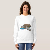 Sweatshirt Surfer sur tortue (Devant entier)