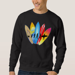 Sweatshirt Surfers Evolution Retro Surfing 9ifts pour amis