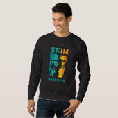 Sweatshirt Surfing   SKIM Boarding (Devant entier)