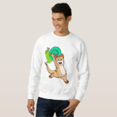 Sweatshirt Suricate avec escargot.PNG (Devant entier)