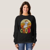 Sweatshirt Surpoids Chubby Chonk Mème Chat Pour Feline Gras (Devant entier)