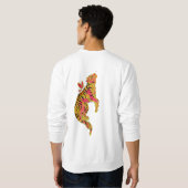 Sweatshirt Surreal Neon Tiger (Dos entier)