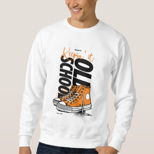Sweatshirt survêtement+à+l'ancienne+mode style+de+baskets+r (Devant)