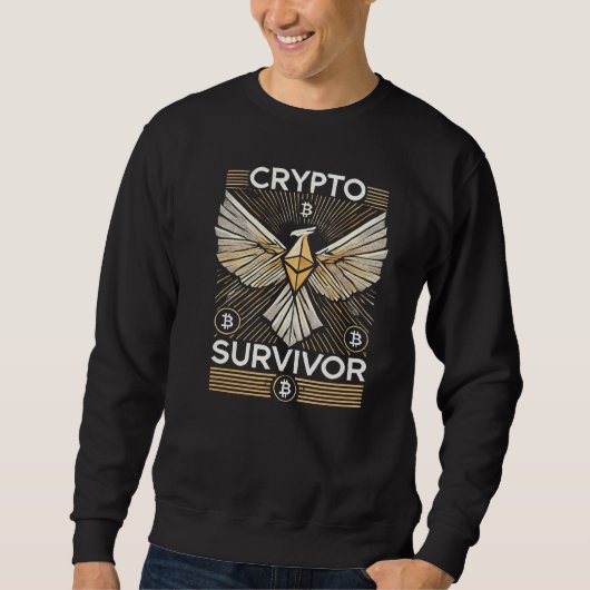 Sweatshirt Survivant de Crypto (Devant)