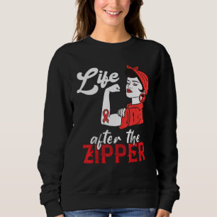 Sweatshirt Survivant de la chirurgie à cœur ouvert La vie apr