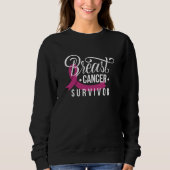 Sweatshirt Survivant du cancer du sein (Devant)
