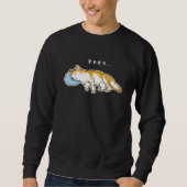 Sweatshirt "Suyasuya" Shiba Inu Dog Dormir Pixelart (Devant)