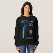 Sweatshirt Sverige Arctic Circle  Adventure  Sweden Swedish F (Devant entier)