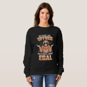 Sweatshirt Swabian avec dialecte souabe Schwabe Uffreg (Devant entier)