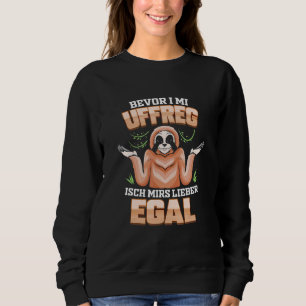 Sweatshirt Swabian avec dialecte souabe Schwabe Uffreg