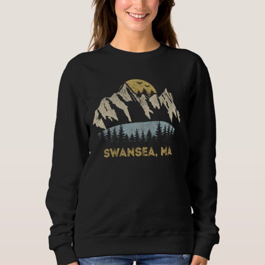 Sweatshirt Swansea Massachusetts Mountain Sunset Sunrise MA (Devant)