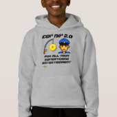 sweatshirt sweat - shirt à capuche "COP NIP 2.0" (Devant)