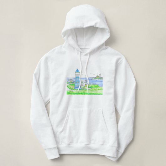Sweatshirt Sweat - shirt à capuche du phare Americ (Design devant)