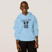 Sweatshirt Sweat - shirt à capuche enfant - Bleu (Devant entier)
